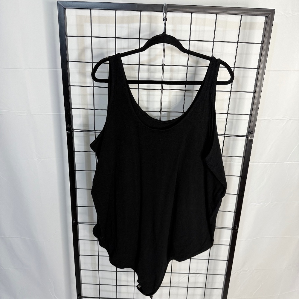 Torrid Black 6X Bodysuit Tank Top